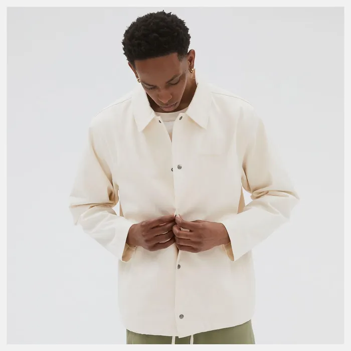 Men NB Athletics Nature State Coaches Jacket Greige New Balance Jackets and Vests Men NB Athletics Nature State Coaches Jacket Greige New Balance Jackets and Vests