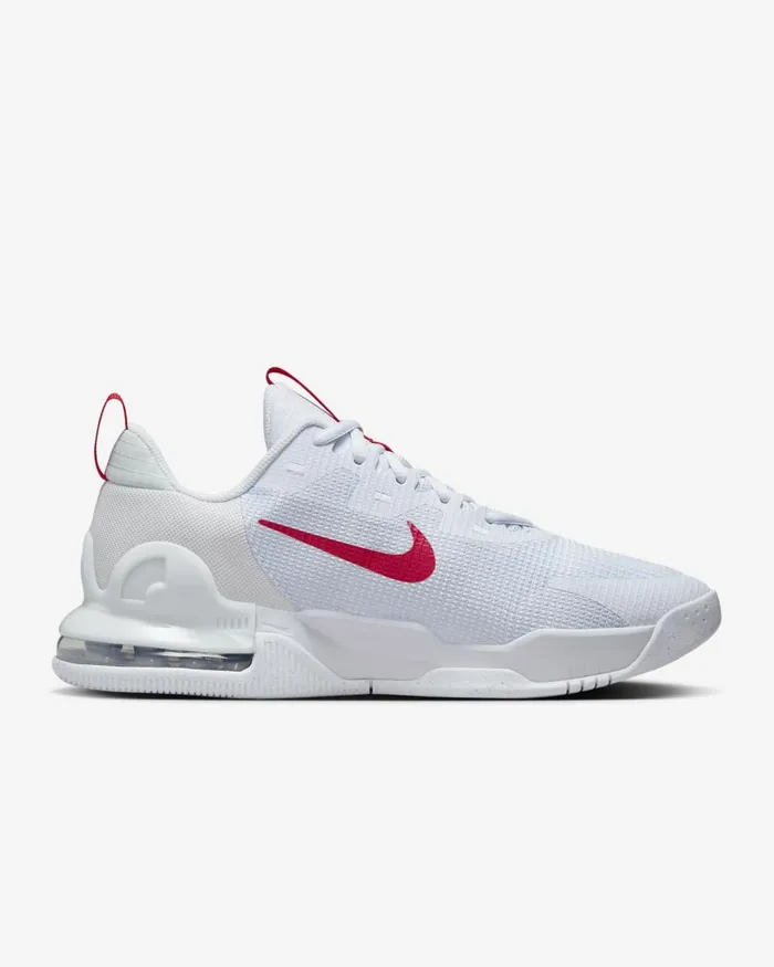 Men Nike All Shoes Air Max Alpha Trainer 5 Football Greypure Platinumwhiteuniversity Red