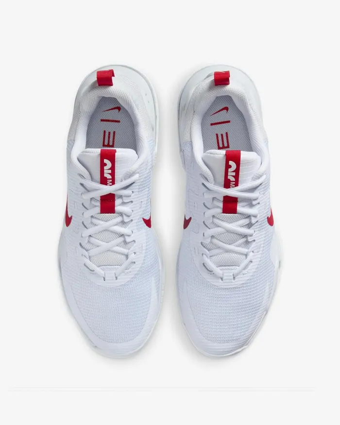 Men Nike All Shoes Air Max Alpha Trainer 5 Football Greypure Platinumwhiteuniversity Red