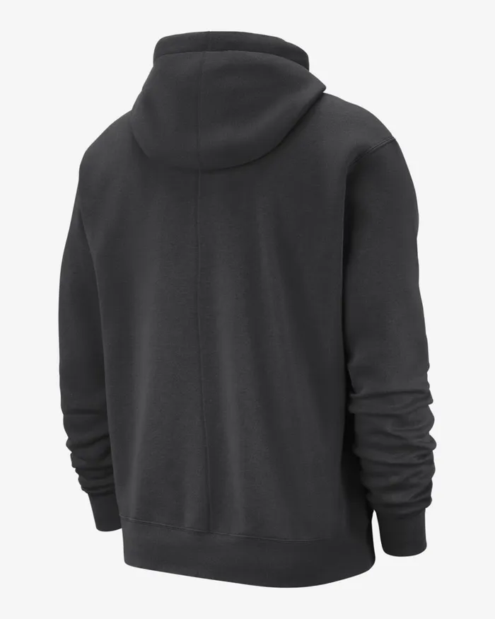 Men Nike Hoodies And Sweatshirts Brooklyn Nets Courtside Anthracite