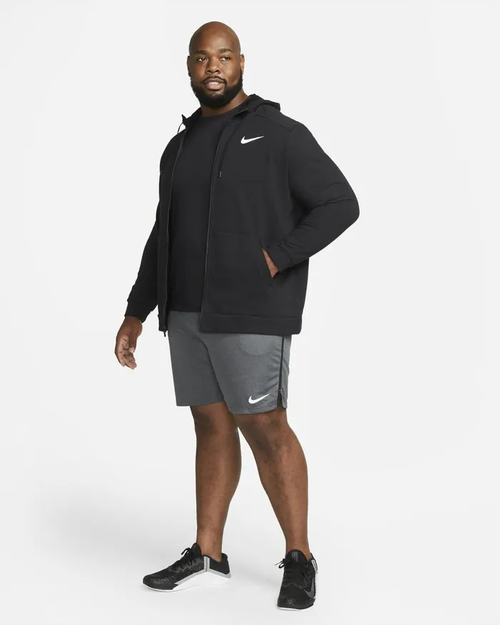 Men Nike Hoodies And Sweatshirts Dry Blackwhite