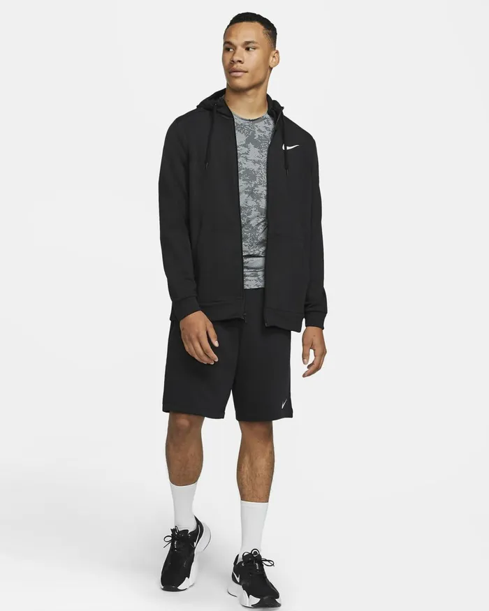 Men Nike Hoodies And Sweatshirts Dry Blackwhite