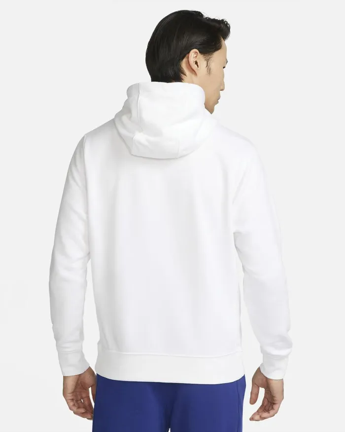 Men Nike Hoodies And Sweatshirts FC Barcelona Club Whiteroyal Blueuniversity Redroyal Blue