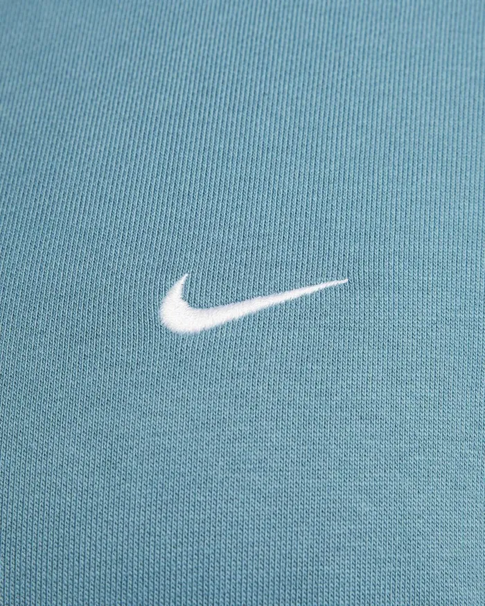 Men Nike Hoodies And Sweatshirts Solo Swoosh Noise Aquawhite