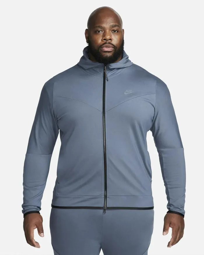 Men Nike Hoodies And Sweatshirts Sportswear Tech Fleece Lightweight Diffused Bluediffused Blue