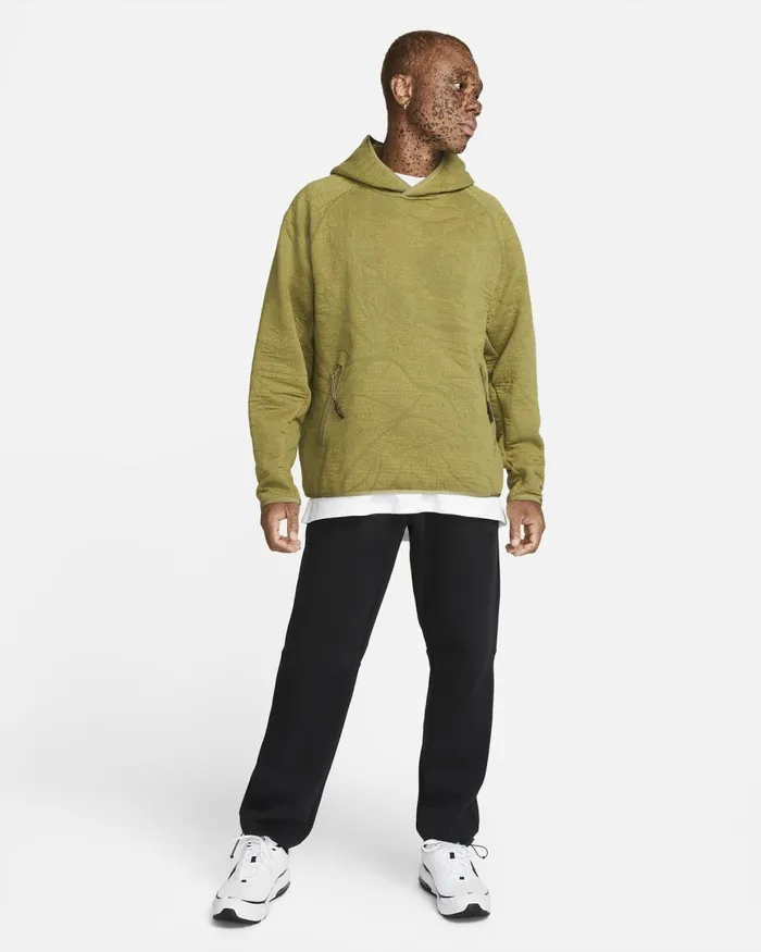 Men Nike Hoodies And Sweatshirts Sportswear ThermaFIT ADV Tech Pack Pilgrimcargo Khakimedium Olive