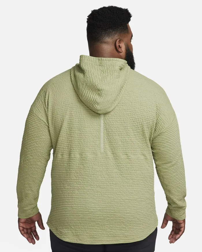 Men Nike Hoodies And Sweatshirts Yoga Oil Greenoil Green