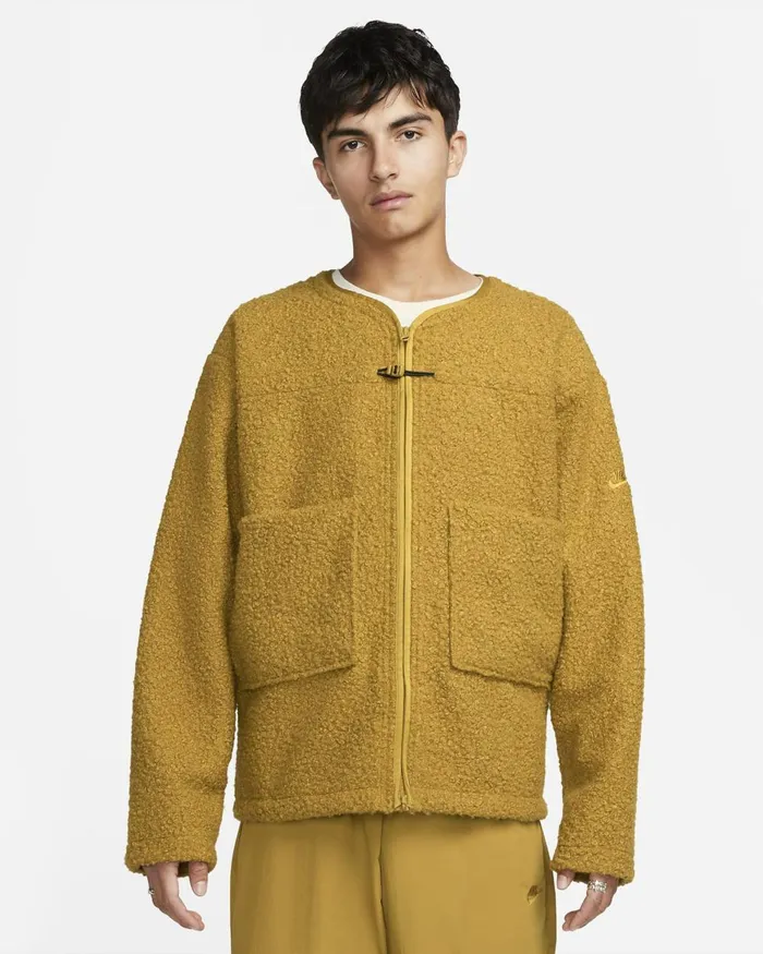 Men Nike Jackets Sportswear Tech Pack Bronzineblackbronzine