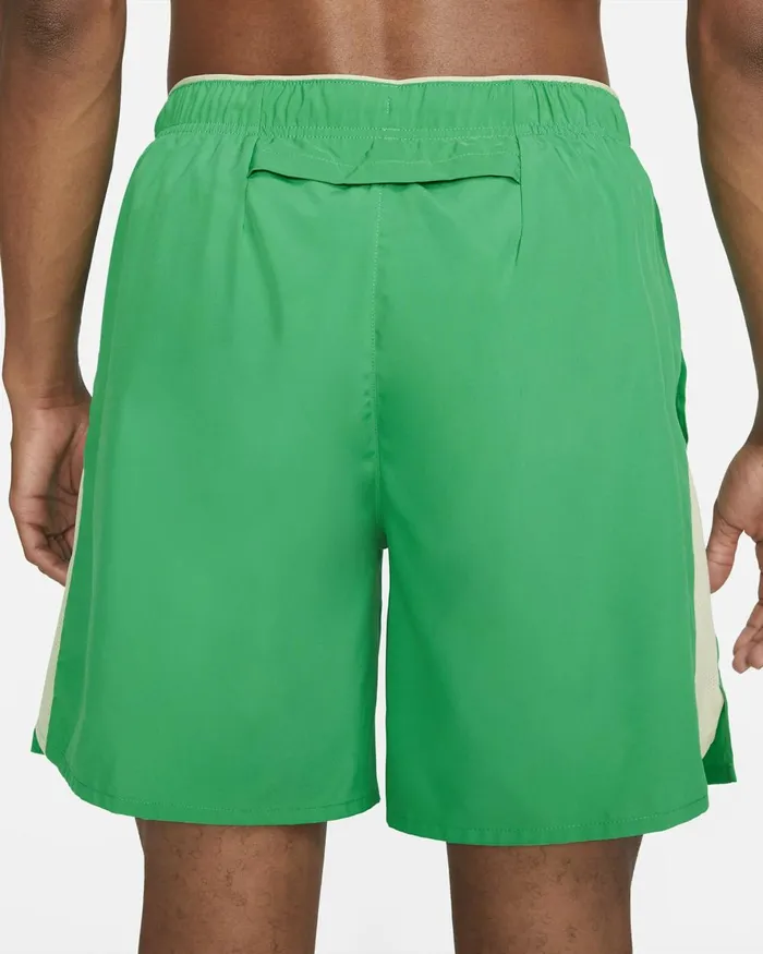 Men Nike Shorts DriFIT Challenger Stadium Greensand Driftblackcoconut Milk