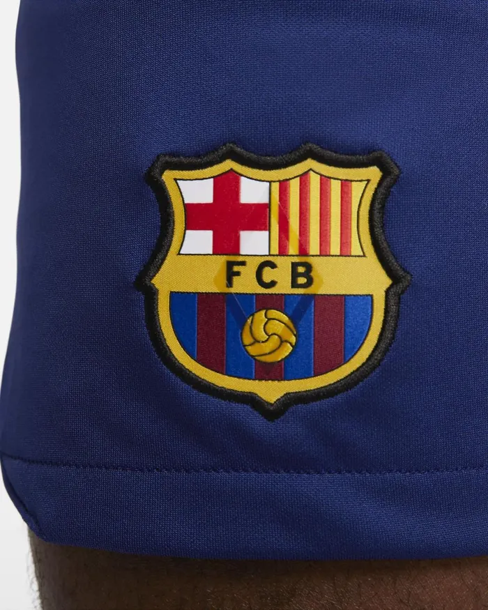 Men Nike Shorts FC Barcelona 202324 Stadium Home Deep Royal Bluewhite