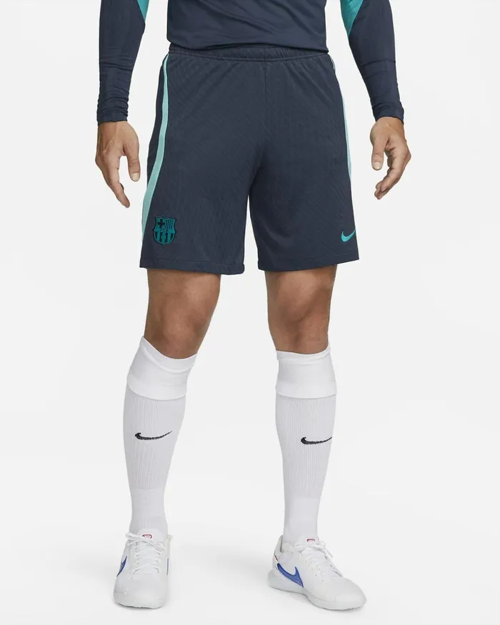 Men Nike Shorts FC Barcelona Strike Third Thunder Bluelight Aquaenergy