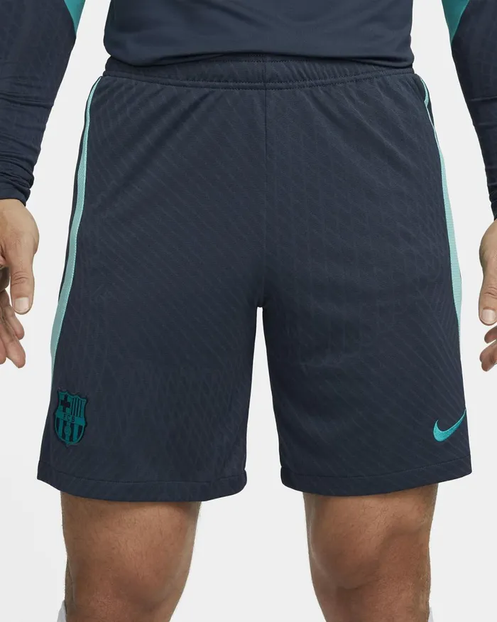 Men Nike Shorts FC Barcelona Strike Third Thunder Bluelight Aquaenergy