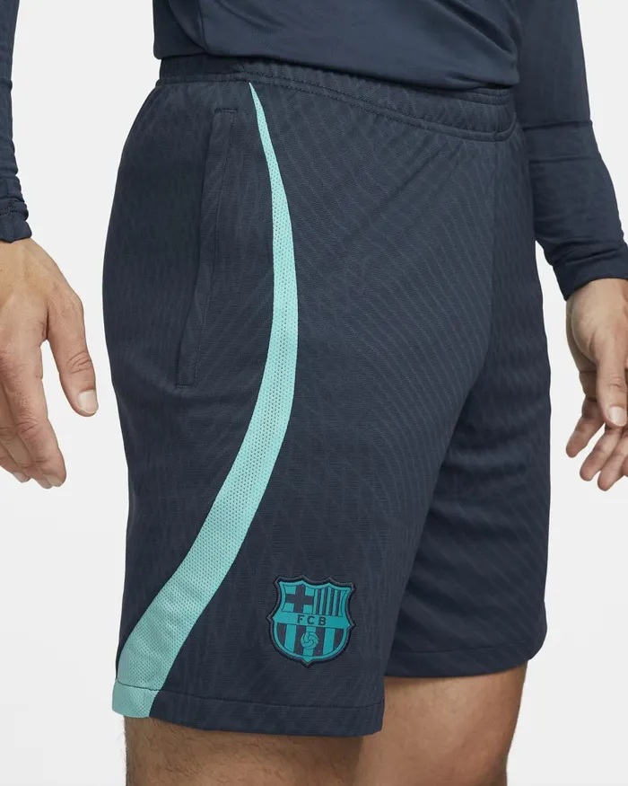 Men Nike Shorts FC Barcelona Strike Third Thunder Bluelight Aquaenergy