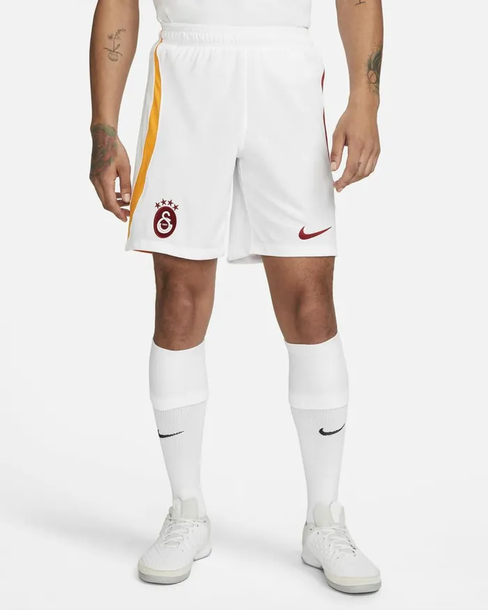 Men Nike Shorts Galatasaray SK 202223 Stadium Third Whitevivid Orangepepper Red