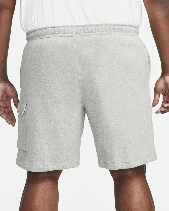 Men Nike Shorts Sportswear Club Dark Grey Heathermatte Silverwhite