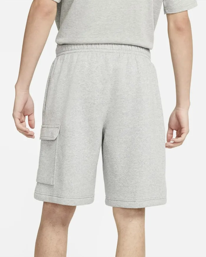 Men Nike Shorts Sportswear Club Dark Grey Heathermatte Silverwhite