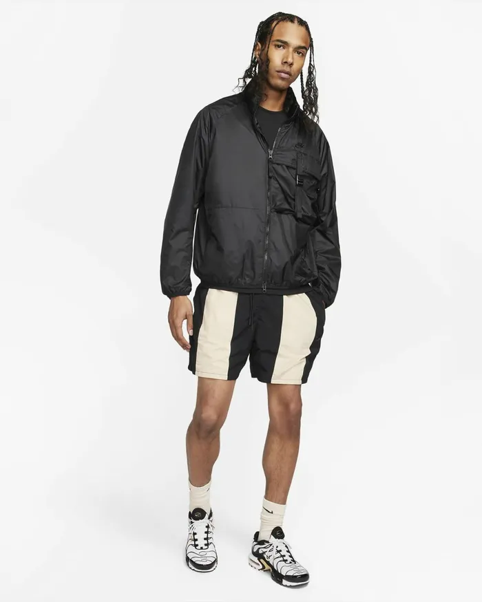 Men Nike Shorts Sportswear Tech Pack Blacksand Driftsand Driftblack