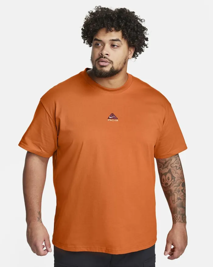 Men Nike Tops And TShirts ACG Campfire Orange