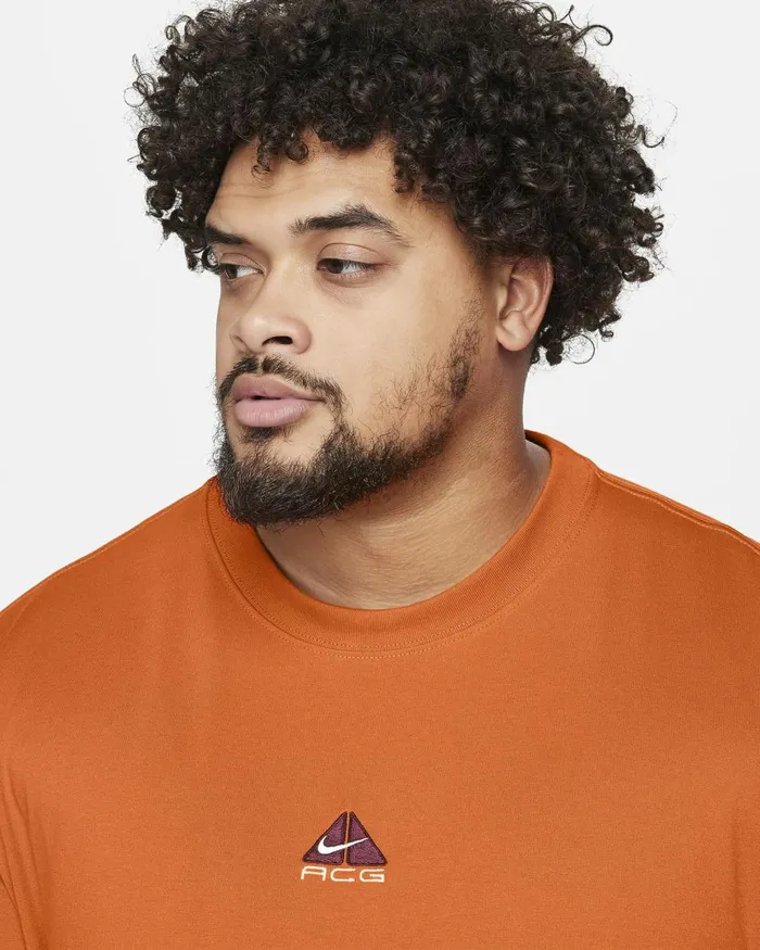 Men Nike Tops And TShirts ACG Campfire Orange