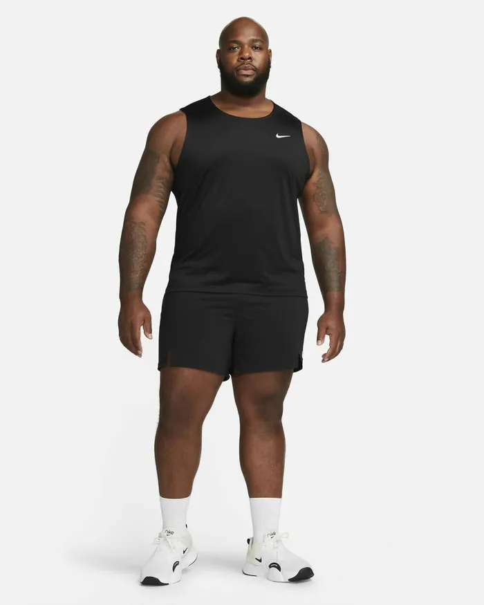Men Nike Tops And TShirts Ready Blackcool Greywhite