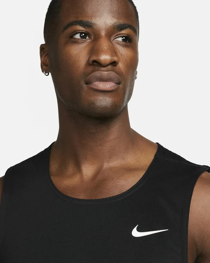 Men Nike Tops And TShirts Ready Blackcool Greywhite