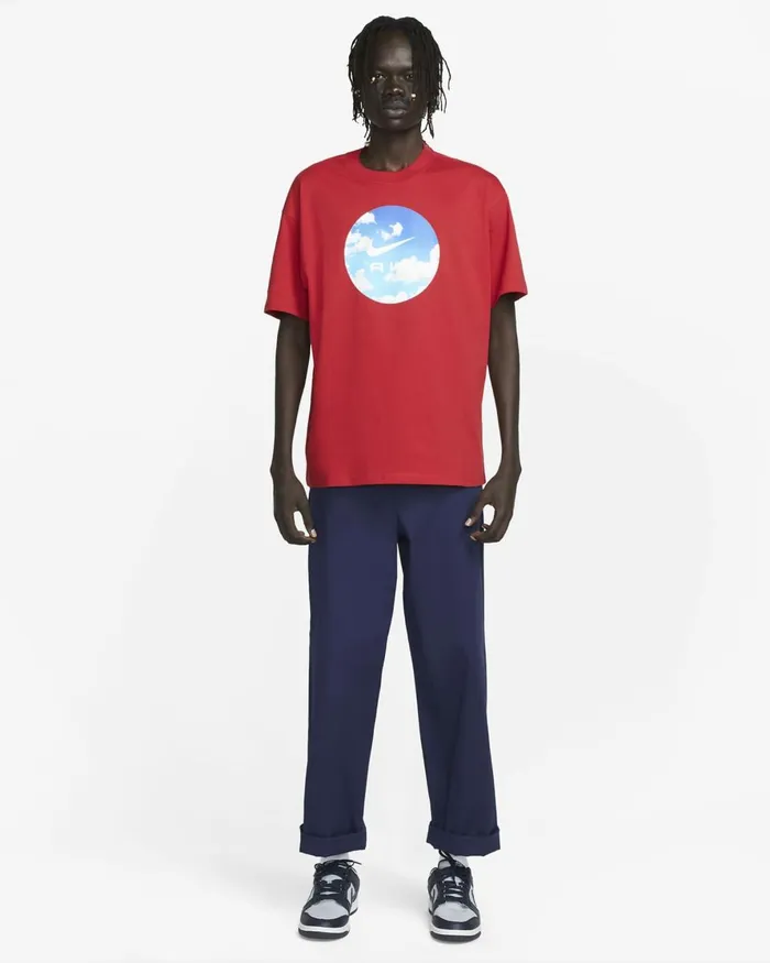 Men Nike Tops And TShirts Sportswear Gym Red