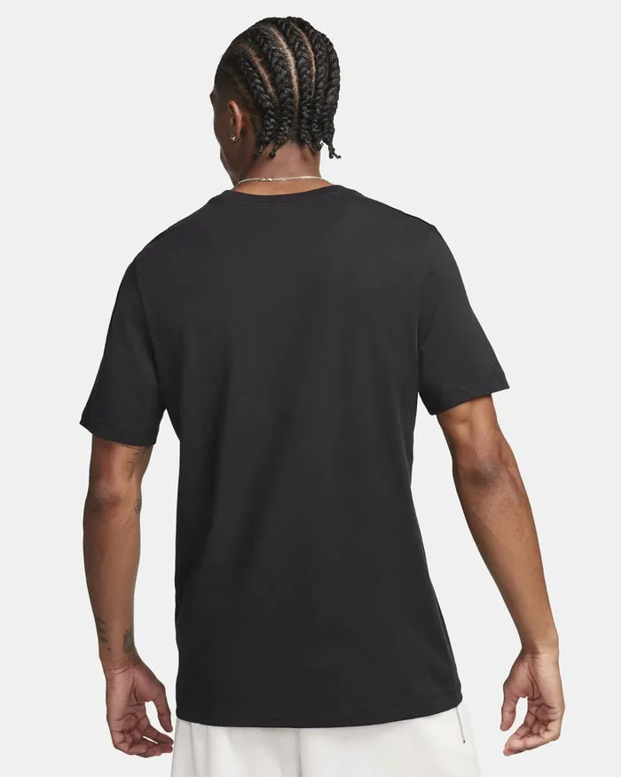 Men Nike Tops And TShirts Swoosh Black
