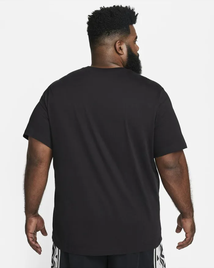 Men Nike Tops And TShirts Swoosh Black