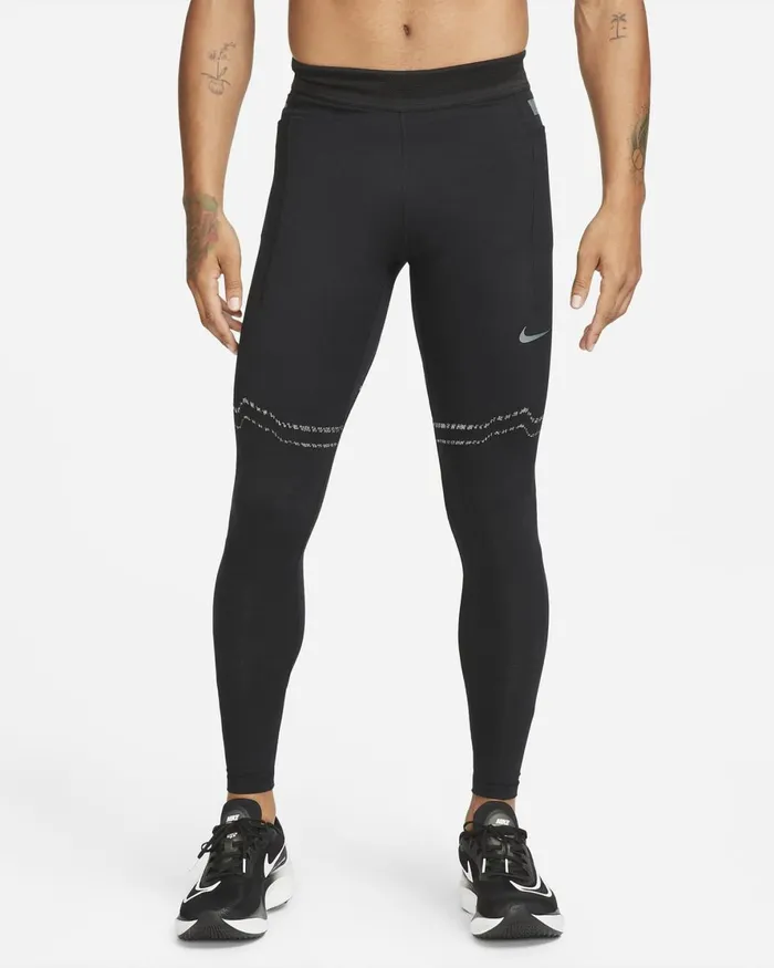 Men Nike Trousers And Tights DriFIT ADV Running Division Black