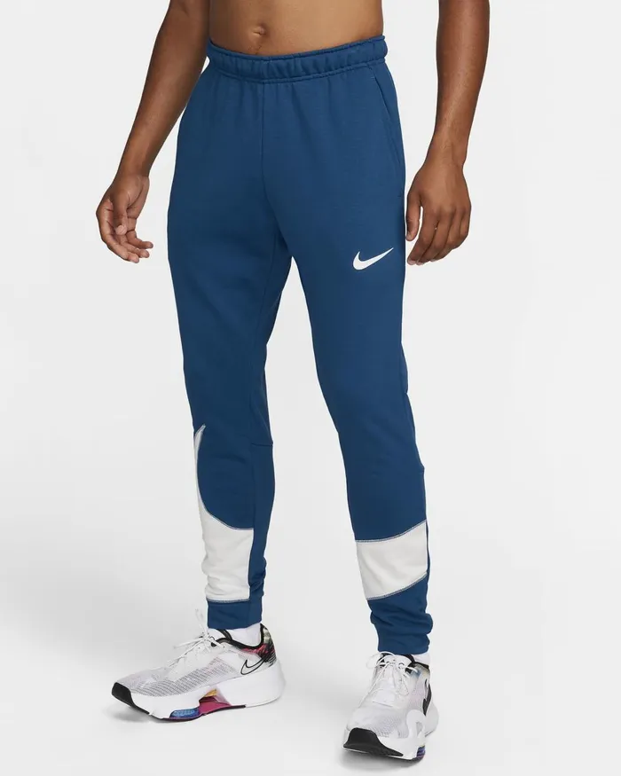 Men Nike Trousers And Tights DriFIT Court Bluesummit White