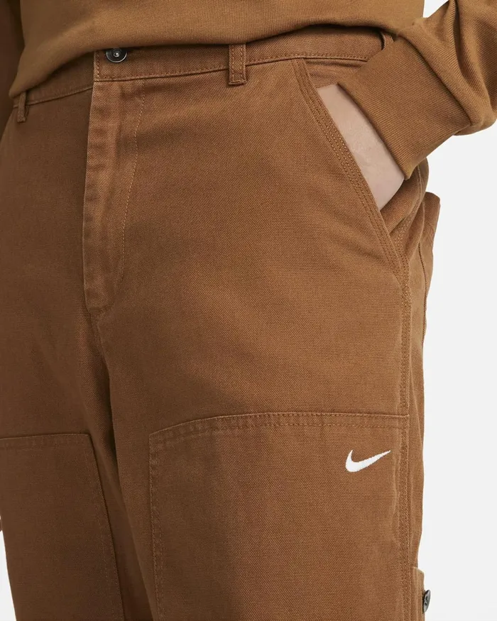 Men Nike Trousers And Tights Life Ale Brownwhite