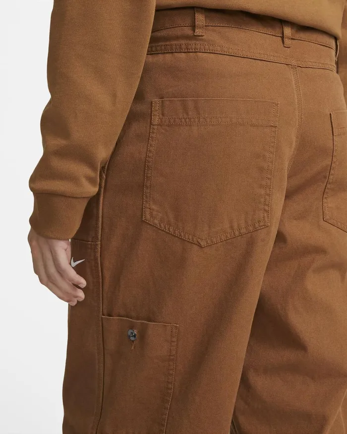 Men Nike Trousers And Tights Life Ale Brownwhite