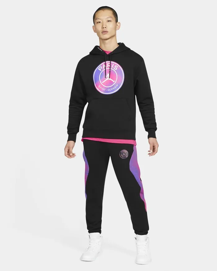 Men Nike Trousers And Tights Paris SaintGermain Black