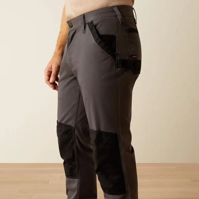 Men Pants and Shorts Ariat Rebar M4 Relaxed Cordura Twill Cargo Straight Pant Rebar Grey Men Pants and Shorts Ariat Rebar M4 Relaxed Cordura Twill Cargo Straight Pant Rebar Grey