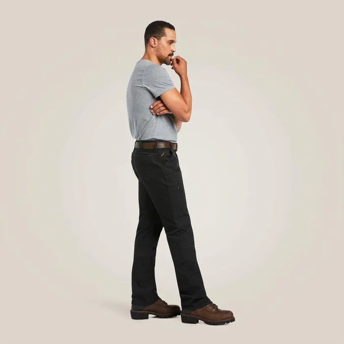 Men Pants and Shorts Ariat Rebar M7 Slim DuraStretch Made Tough Double Front Straight Pant Black Men Pants and Shorts Ariat Rebar M7 Slim DuraStretch Made Tough Double Front Straight Pant Black