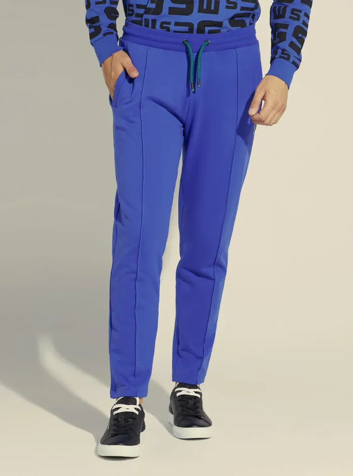 Men Pants and Shorts GUESS Eco Blue Galen Active Trackpants