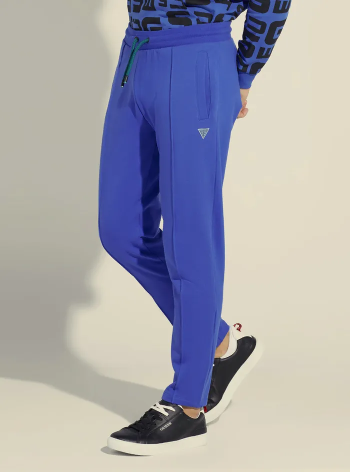 Men Pants and Shorts GUESS Eco Blue Galen Active Trackpants Men Pants and Shorts GUESS Eco Blue Galen Active Trackpants