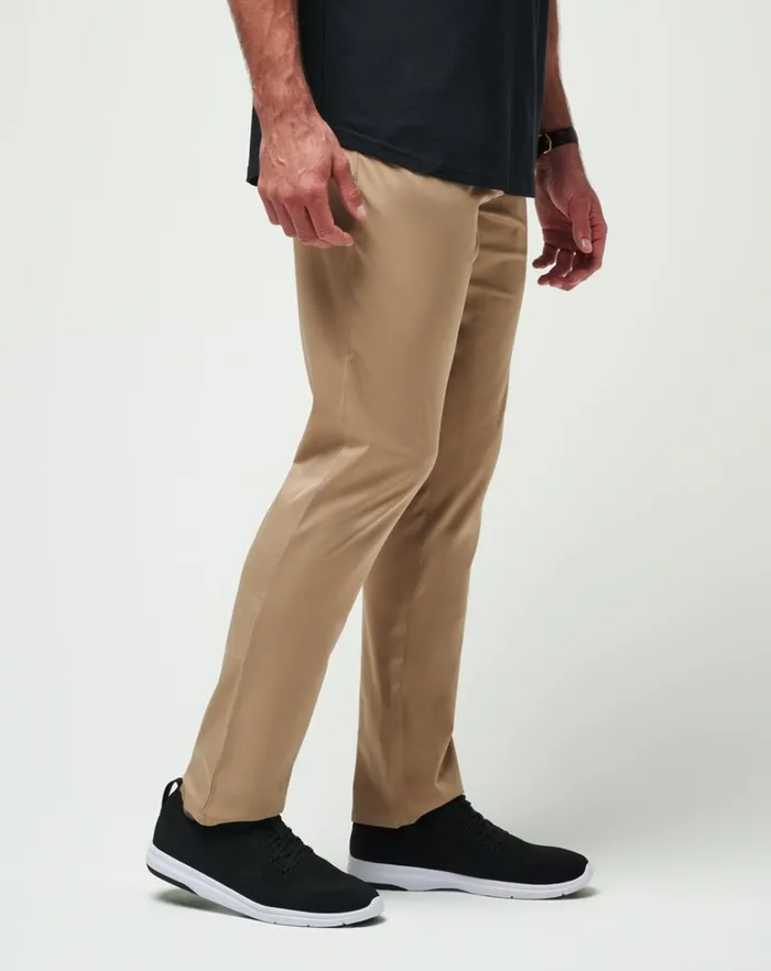 Men Pants TravisMathew OPEN TO CLOSE PANT Khaki