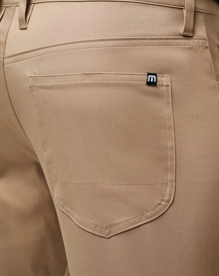 Men Pants TravisMathew OPEN TO CLOSE PANT Khaki