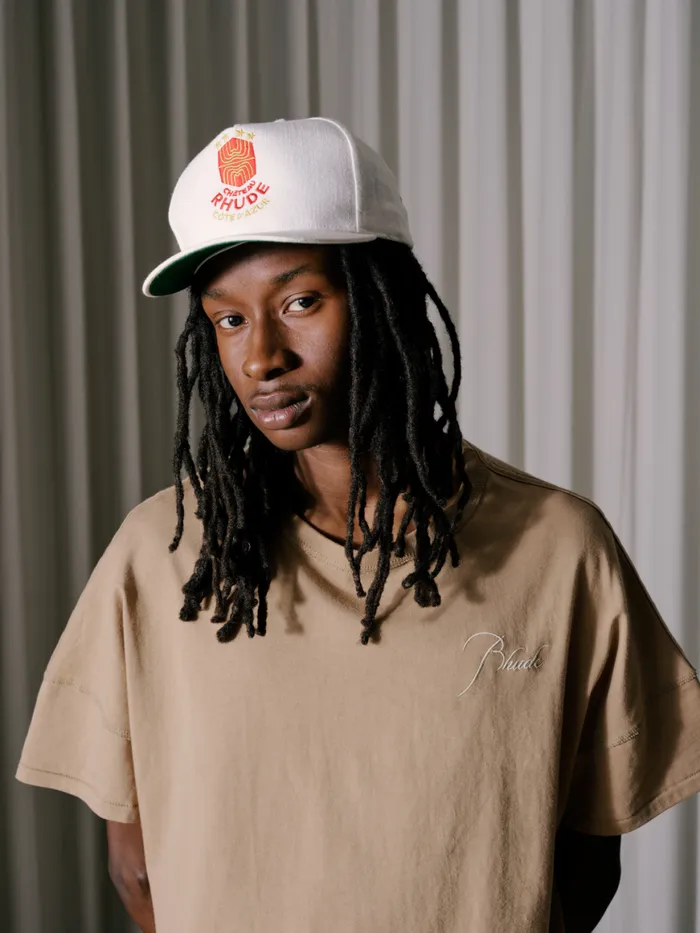 Men Rhude Hats AZUR LINEN HAT Ivory