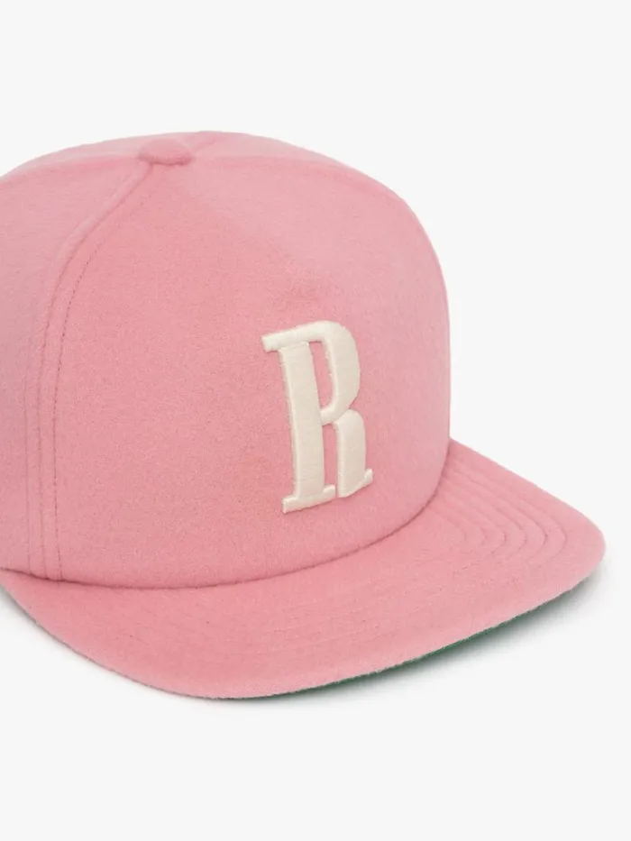 Men Rhude Hats GRAND PRIX 034R034 CROWN Pinkcream