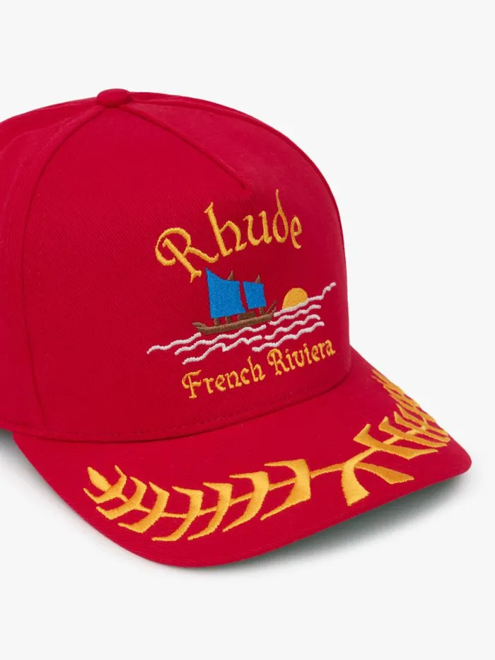 Men Rhude Hats RIVIERA SAILING HAT Red