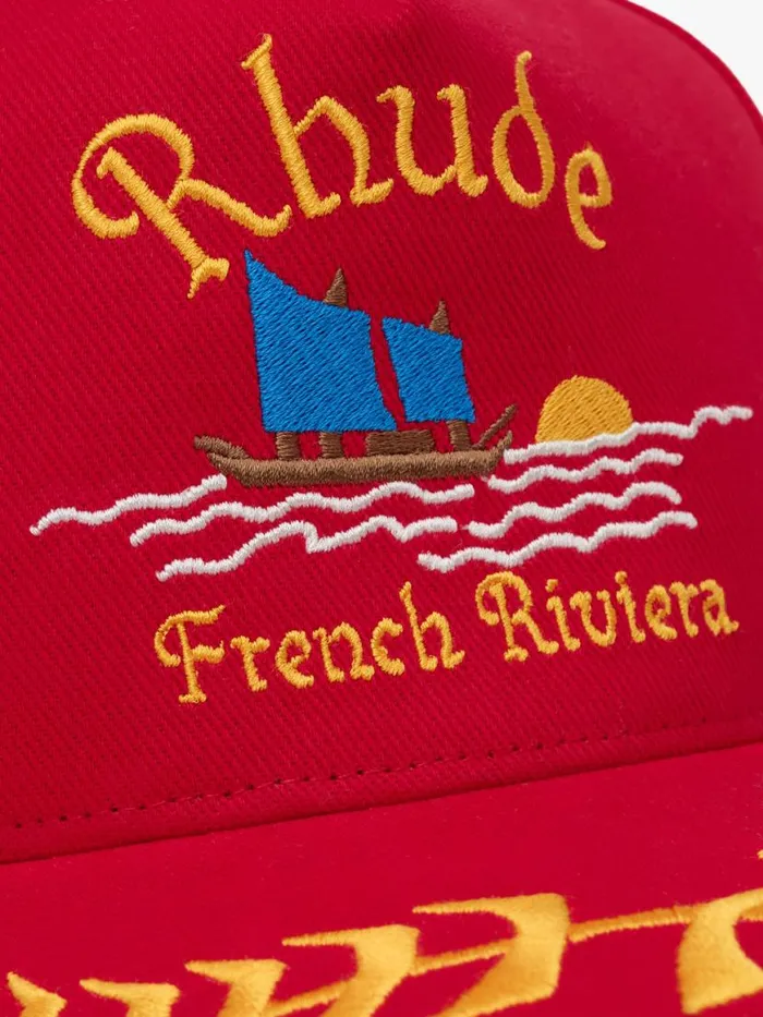 Men Rhude Hats RIVIERA SAILING HAT Red