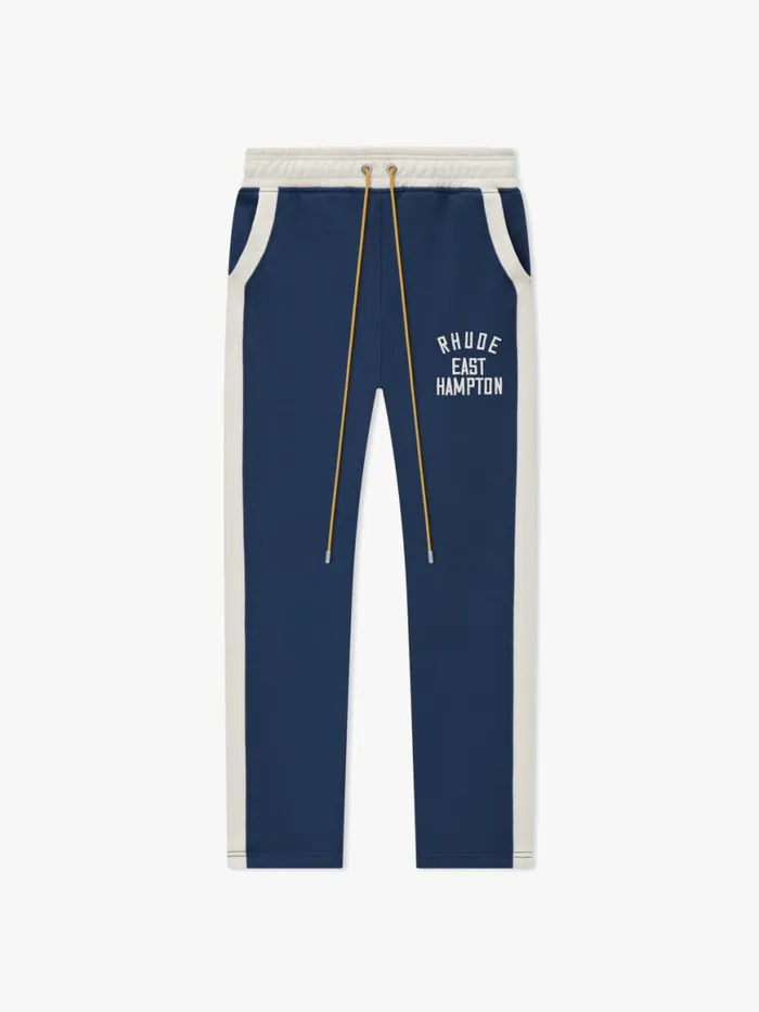 Men Rhude Pants EAST HAMPTON SWEATPANT Midnight Bluecream