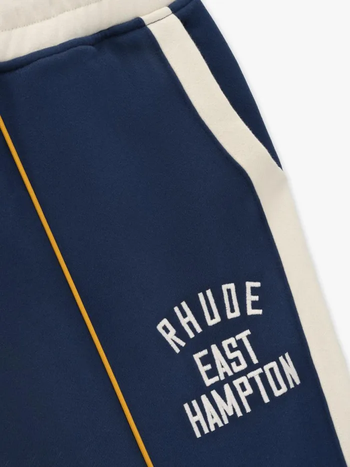 Men Rhude Pants EAST HAMPTON SWEATPANT Midnight Bluecream