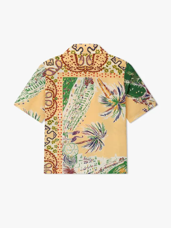 Men Rhude Shirts PALMINA SILK SHIRT Multi Men Rhude Shirts PALMINA SILK SHIRT Multi