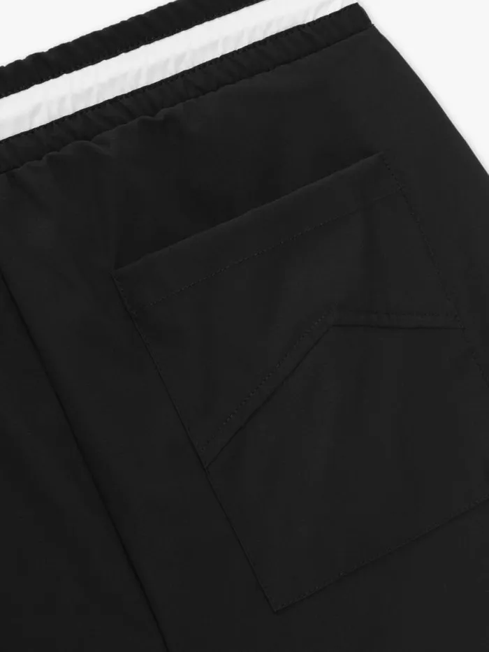 Men Rhude Shorts BASKETBALL SWIM TRUNKS Blackwhite