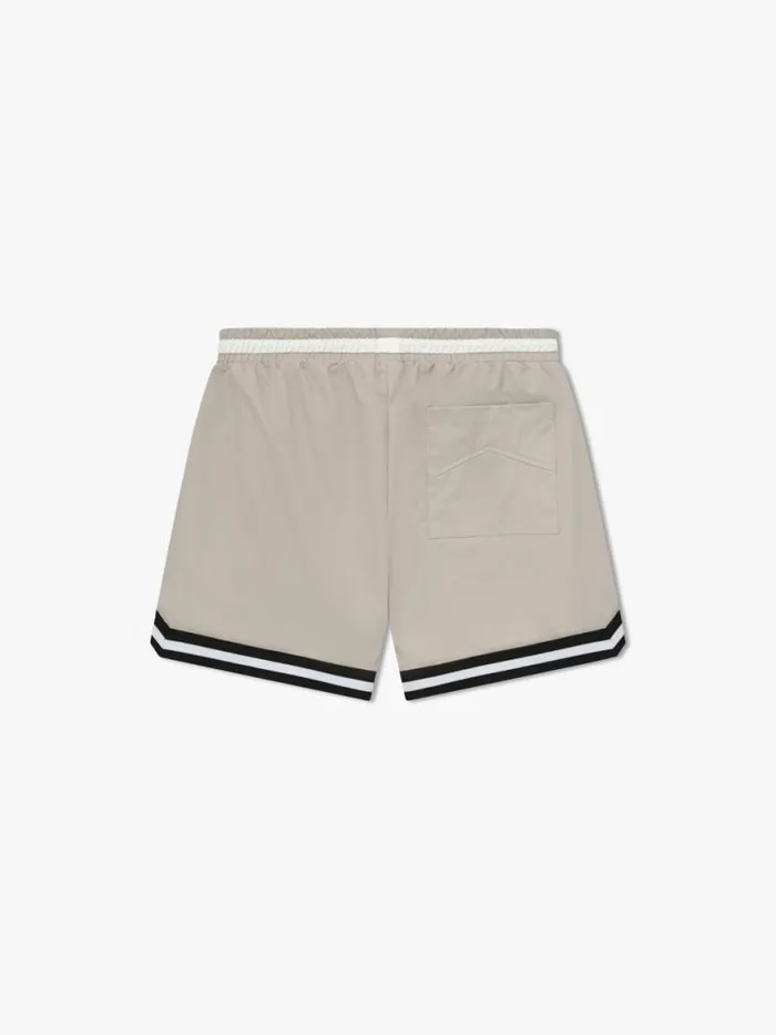 Men Rhude Shorts BASKETBALL SWIM TRUNKS Elephantblackwhite Men Rhude Shorts BASKETBALL SWIM TRUNKS Elephantblackwhite