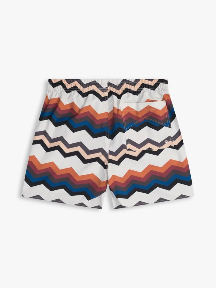 Men Rhude Shorts ZIG ZAG SWIM TRUNKS Multi