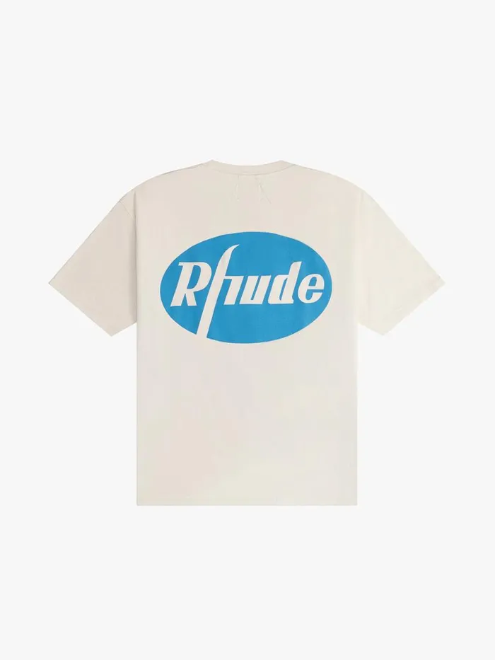 Men Rhude Tees HORSE TEE Vtg White Men Rhude Tees HORSE TEE Vtg White